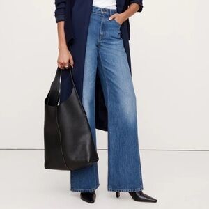 Banana republic wide leg flare jeans, 12 / 31